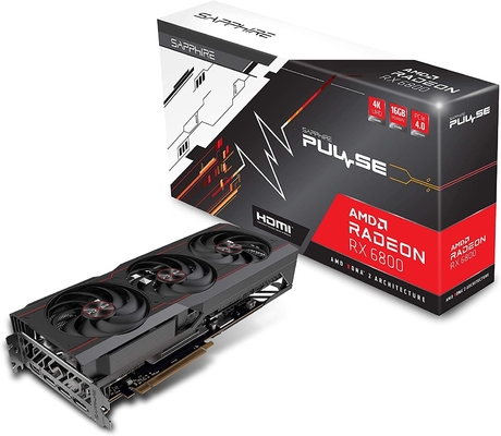 AMDのサファイアのRadeon RX 6800 XT 16GB GDDR6鉱山の装備の高性能をグラフィックス・カード