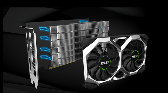 Nvidia Gtx 1660の極度の6gbグラフィックス・カード120W 1770MHzを冷却する二重ファン