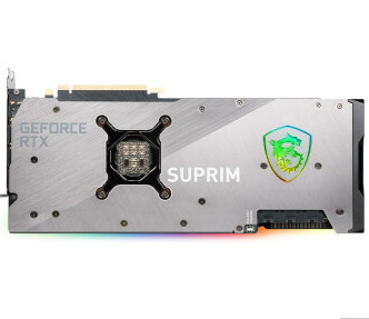 鉱山は3つのファンのグラフィックス・カードGeForce RTX 3090 SUPRIM X 24Gを装備する