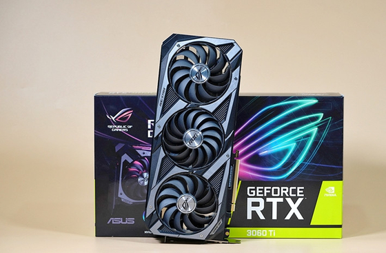 Rogの溝彫りRtx3060ti O8gの賭博のデスクトップの賭博のグラフィックス・カードNVIDIA 256bit