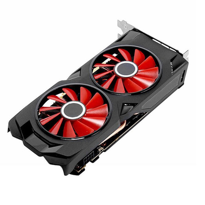 GDDR5鉱山の装備のグラフィックス・カードXFX 580の8G黒のオオカミのグラフィックス・カード